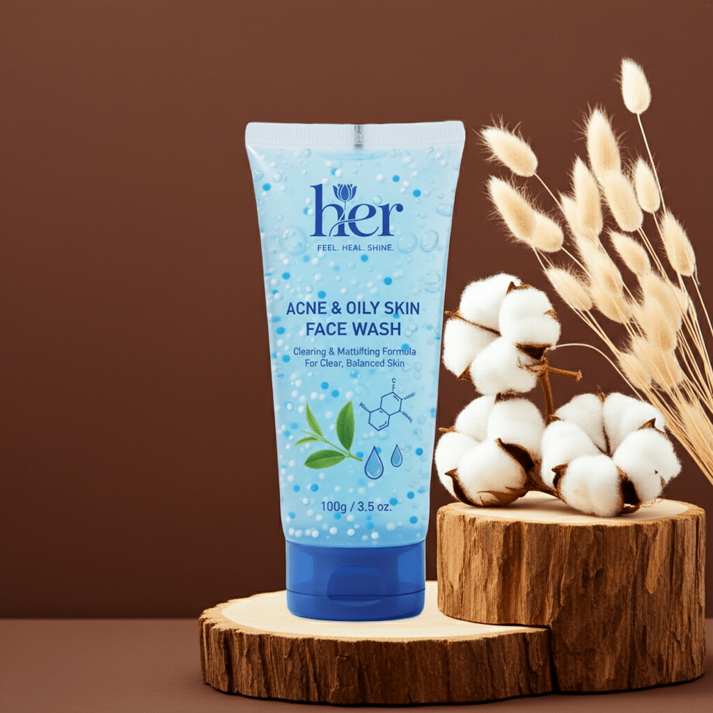 Acne & Oily Skin Face Wash: Clearing & Mattifying Formula - Sparsh Wellness