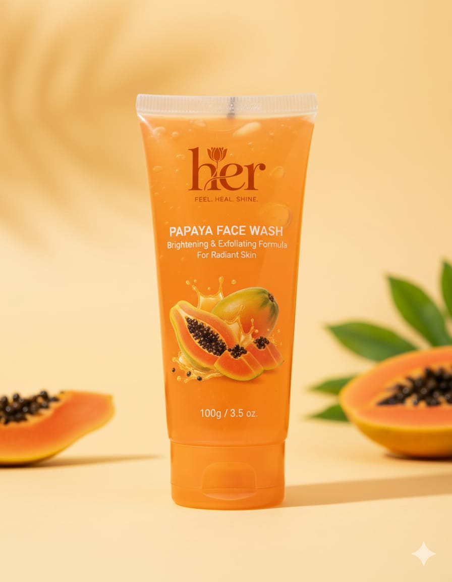 Papaya Face Wash: Brightening & Exfoliating for Radiance - Sparsh Wellness