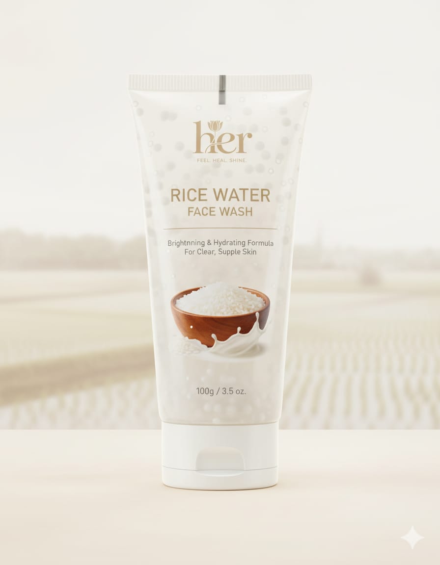 Rice Water Face Wash: Brightening & Hydrating Cleanser - Sparsh Wellness