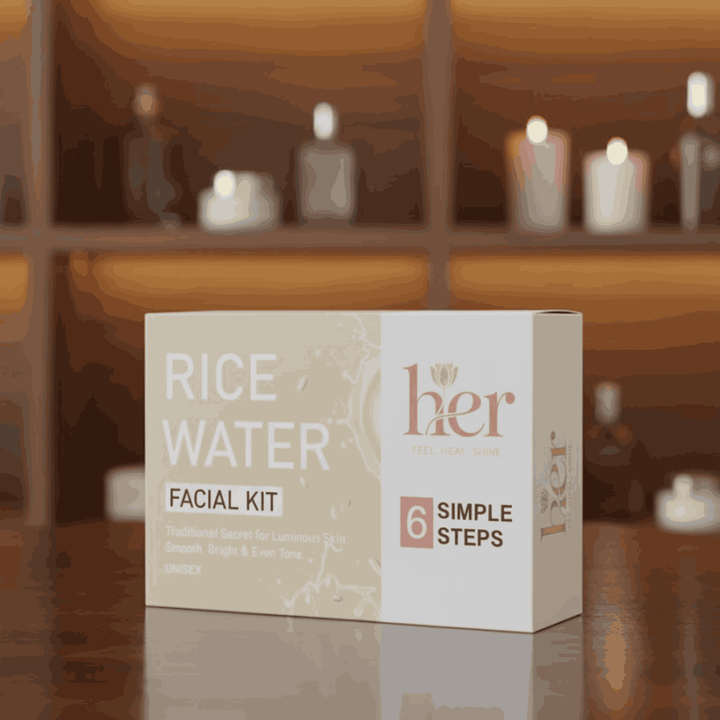 Rice Water Facial Kit: 6 - Step - Sparsh Wellness