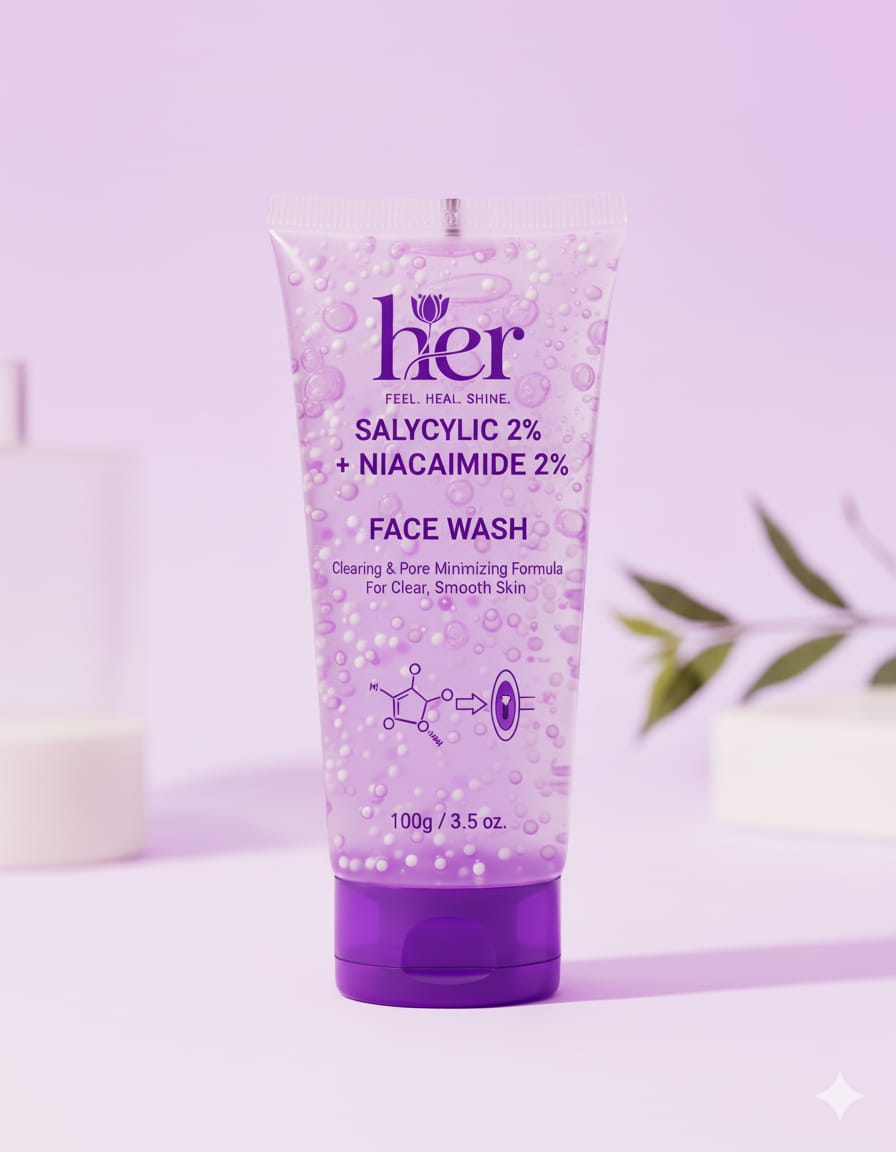 Salicylic 2% + Niacinamide 2% Face Wash - Sparsh Wellness